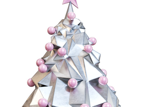Modern Christmas tree 3D Model