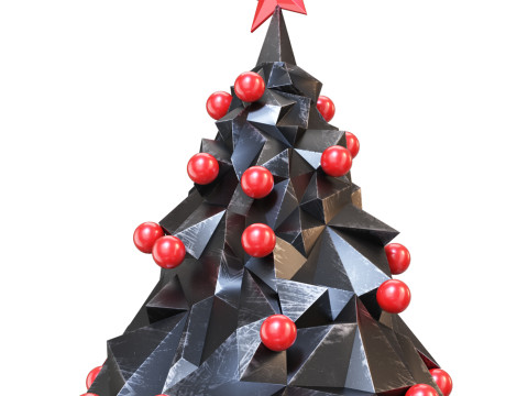 Modern Christmas tree 3D Model