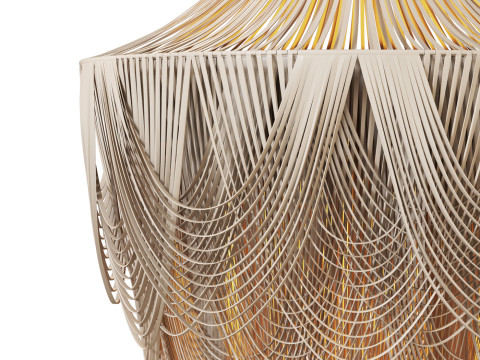 Leather Chandelier 3D Модель