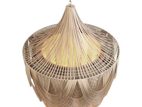 Leather Chandelier 3D Модель