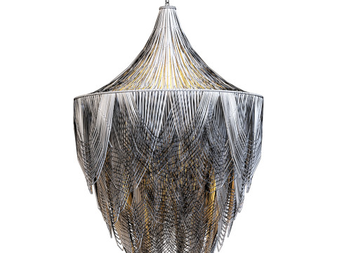 Leather Chandelier 3D Модель