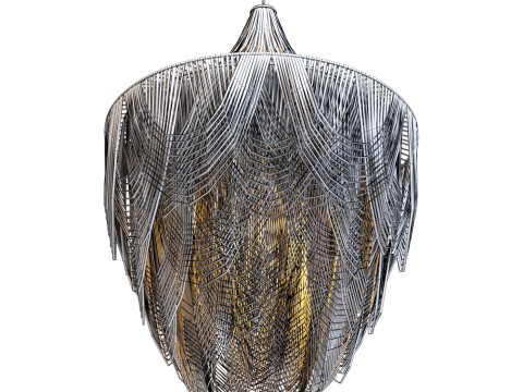 Leather Chandelier 3D Модель