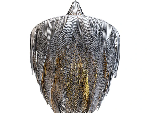 Leather Chandelier 3D Model