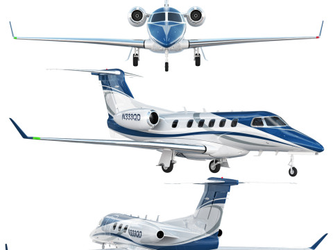 Embraer Phenom 300 aircraft 3D मॉडल