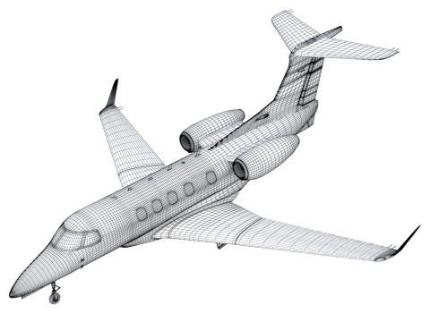 Embraer Phenom 300 aircraft 3D मॉडल