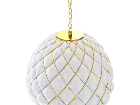 Pendant lamp Fontana Arte Style Modello 3D