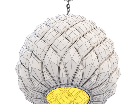 Pendant lamp Fontana Arte Style Modello 3D