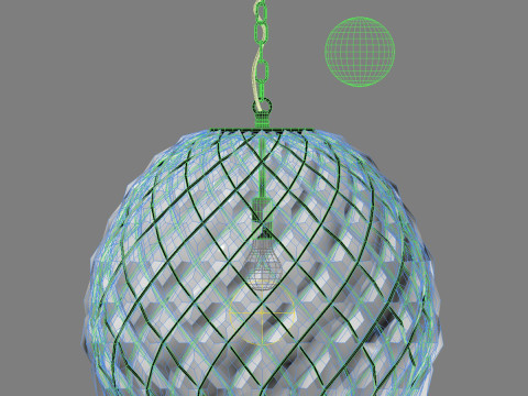 Pendant lamp Fontana Arte Style Modello 3D