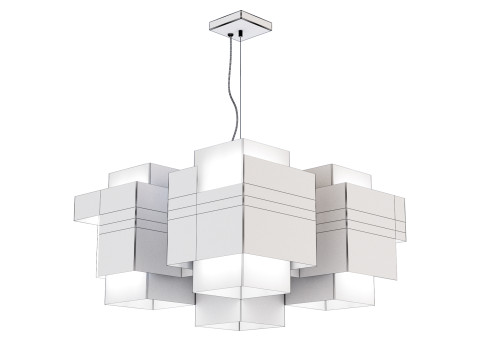 Skyline Brass Chandelier for rsj 3D मॉडल
