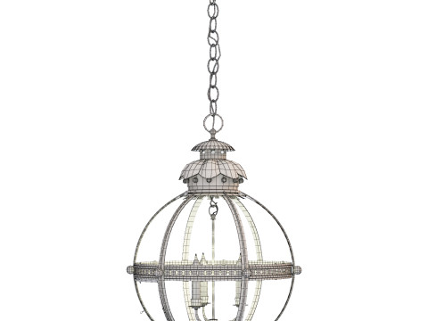Globe Pendant Light 3Dモデル