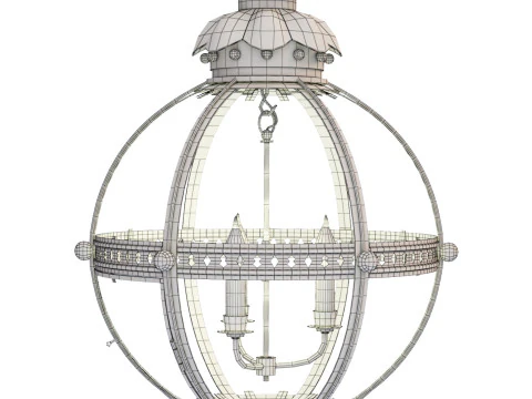 Globe Pendant Light 3D Model