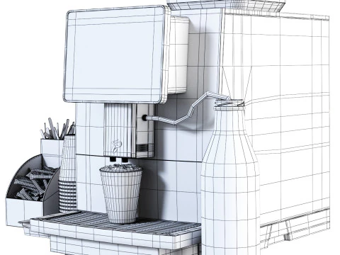 Tchibo Office Coffee Machine 3D Model