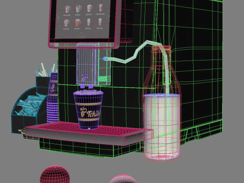 Tchibo Office Coffee Machine 3D Model