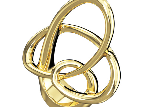 Abstract gold decor 3D Модель