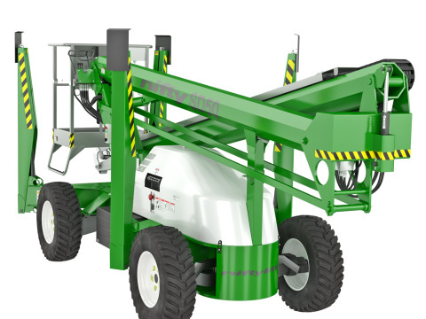 Self-propelled lifting platform Niftylift SD50 4x4 3D Model