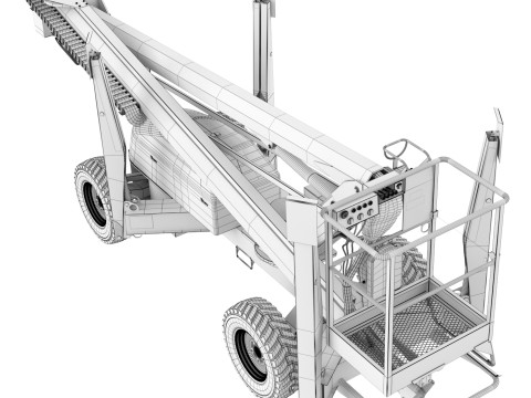 Self-propelled lifting platform Niftylift SD50 4x4 3D Model
