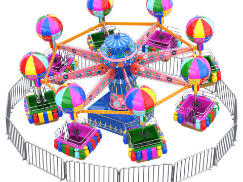 SambaBaloon Carousel Modèle 3D