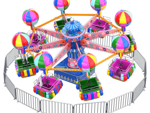 SambaBaloon Carousel 3D Model