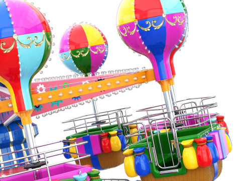 SambaBaloon Carousel Modèle 3D