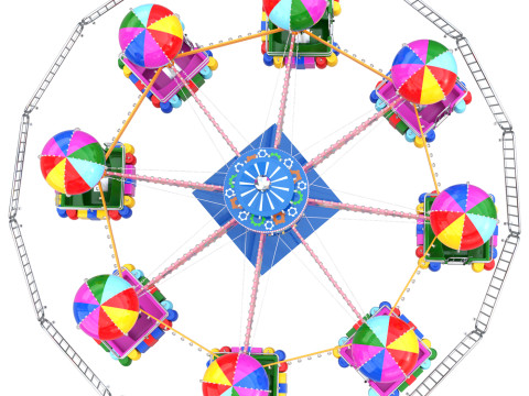 SambaBaloon Carousel Modèle 3D