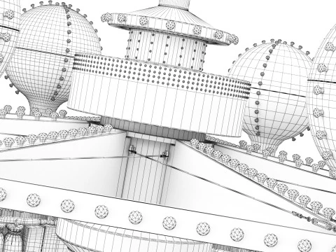 SambaBaloon Carousel 3D Model