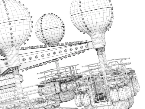 SambaBaloon Carousel 3D Model