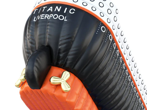 Inflatable slide Titanic 3D Model