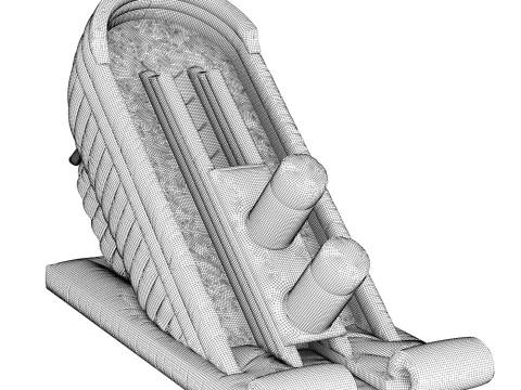 Inflatable slide Titanic 3D Model