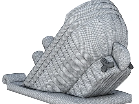 Inflatable slide Titanic 3D Model