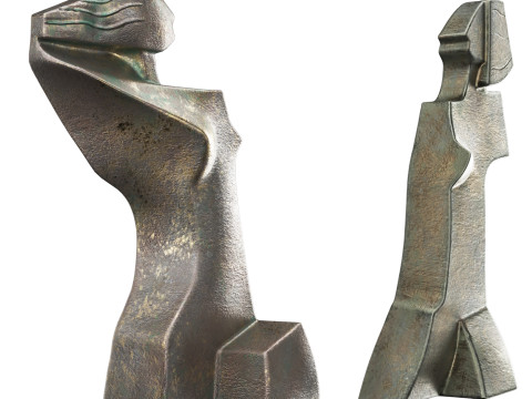 Abstract sculptures by Alied Nyp-Holman 3D 模型