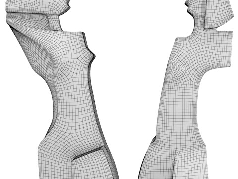 Abstract sculptures by Alied Nyp-Holman 3D 模型