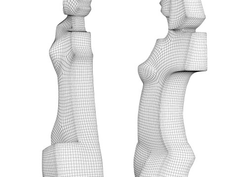 Abstract sculptures by Alied Nyp-Holman 3D 模型