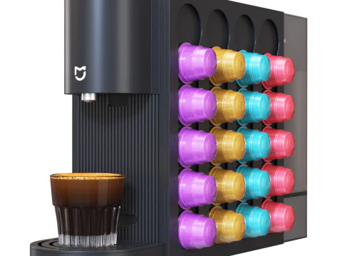 Капсульна кавоварка Xiaomi Mijia 3D Модель