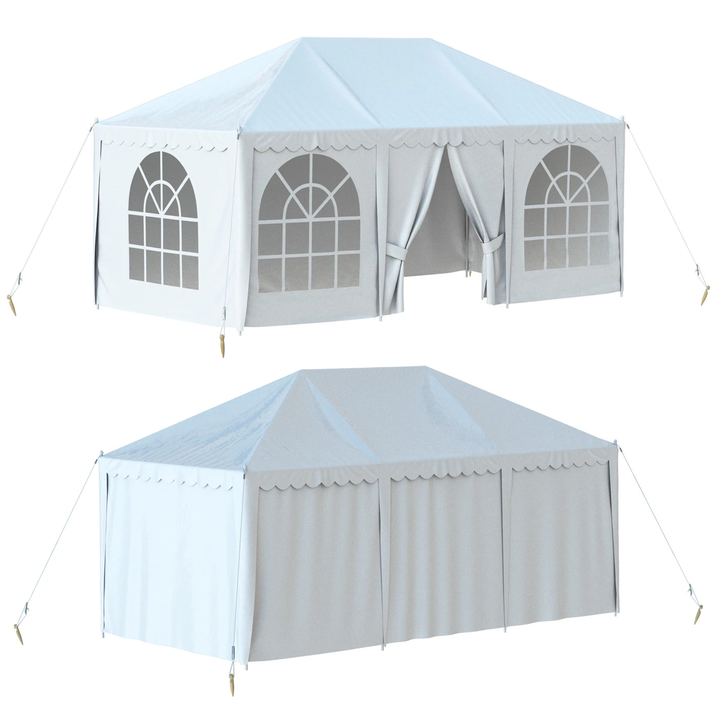 Tent for event 3D Model .c4d .max .obj .3ds .fbx .stl .blend 