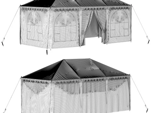 Tent for event 3D Model
