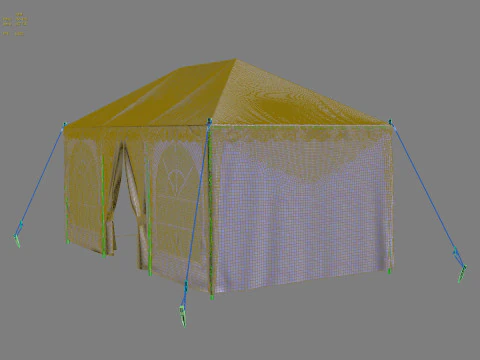 Tent for event 3D Model