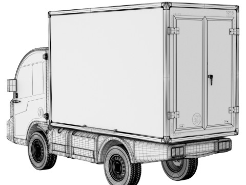 Electric delivery truck Picnic 3D Model