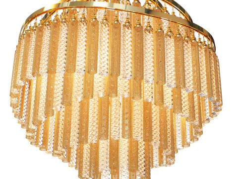 Chandelier Corbett Lighting Chimera 3D Model
