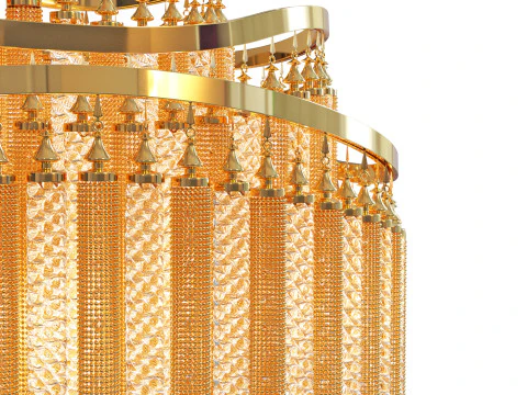 Chandelier Corbett Lighting Chimera 3D Model