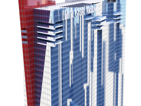 Hilton Grand Vacations Las Vegas Hotel 3D Модель
