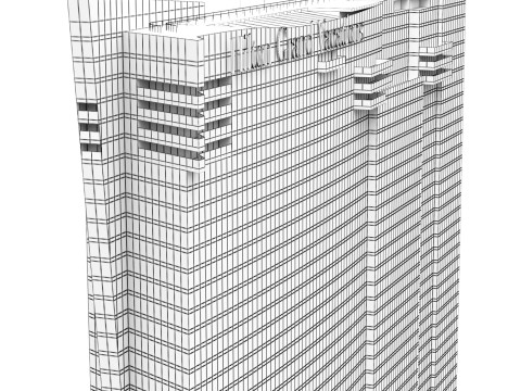 Hilton Grand Vacations Las Vegas Hotel 3D Model