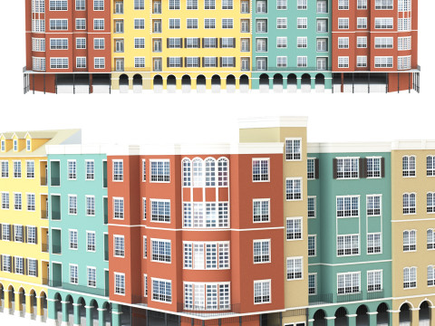 Residential complex Modelo 3D
