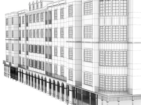Residential complex 3D Model