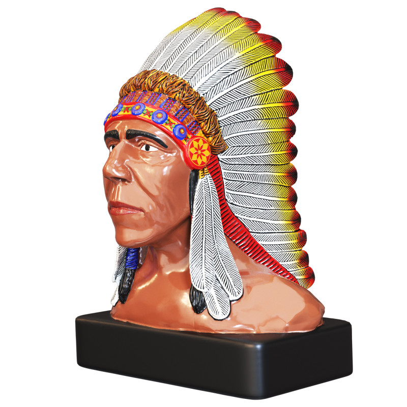 Bust of an Indian Modèle 3D .c4d .max .obj .3ds .fbx .stl .blend