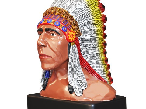 Bust of an Indian 3D 模型