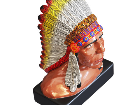 Bust of an Indian Modèle 3D