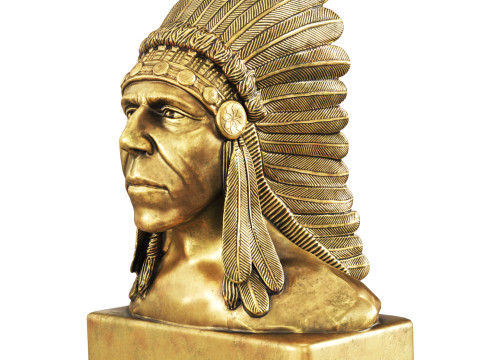 Bust of an Indian Modèle 3D