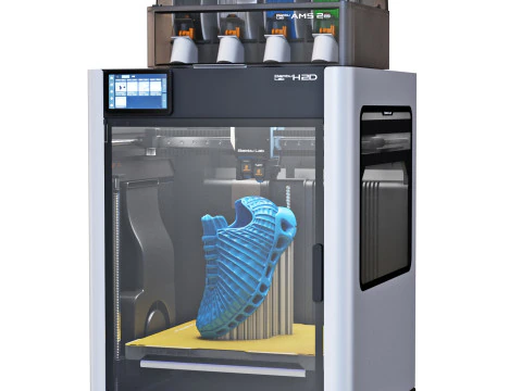 Impresora 3D Bambu Lab H2D Modelo 3D