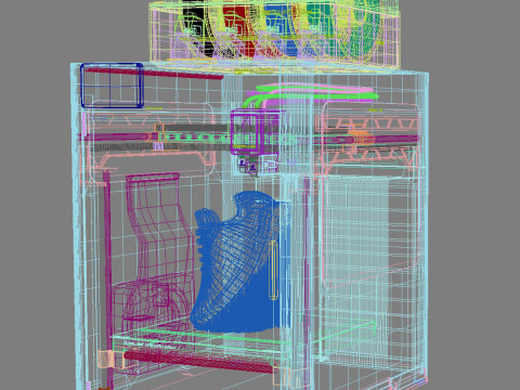 3D printer Bambu Lab H2D 3D Модель