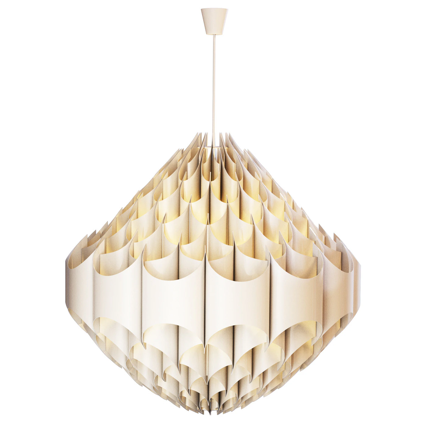 Rhytmic pendant lamp 3D Model .c4d .max .obj .3ds .fbx .stl .blend
